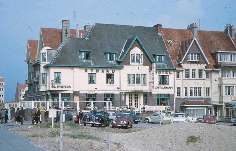 Strandhotel retro foto